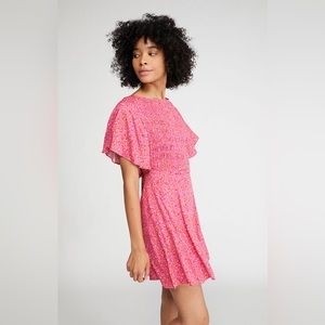 NWT Free People Florence Mini Dress Pink Floral Size S